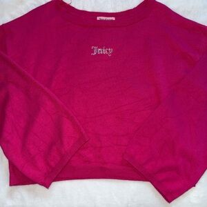 Juicy Couture Fuchsia Crew Neck Sweater